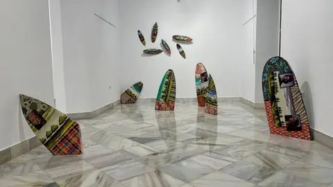 Imagen de varias piezas expuestas / Dani Hern&aacute;ndez