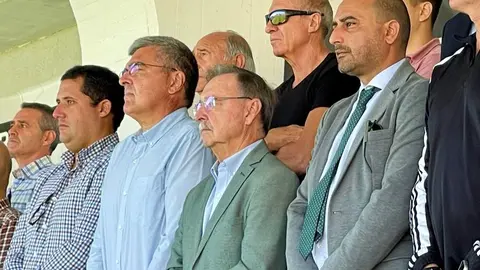 El presidente de la Ciudad en el palco del Alfonso Murube en una imagen de Archivo