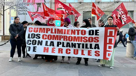 Concentraci&oacute;n de la plantilla de H&eacute;rcules / Daniel Hern&aacute;ndez