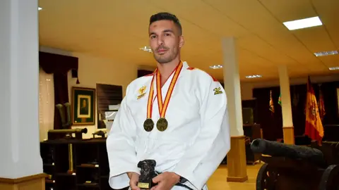 El sargento Alejandro Mart&iacute;nez, campe&oacute;n de Espa&ntilde;a Militar de Judo