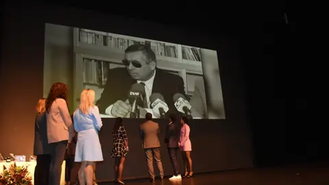 Emotivo homenaje en la Gala del Deporte. Foto: Rafa B&aacute;ez