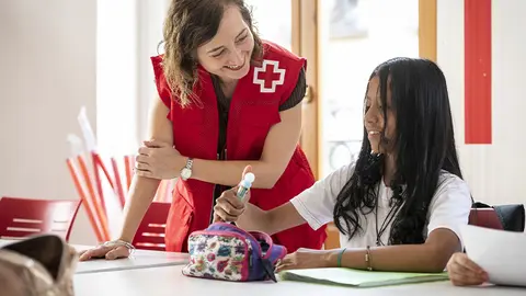 Voluntarios de Cruz Roja / Cedida