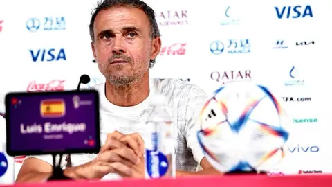 Luis Enrique en la previa del encuentro ante Marruecos