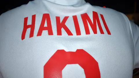 Camiseta del jugador Hakimi