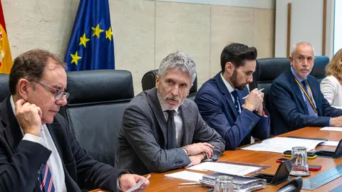 El ministro del Interior durante la reuni&oacute;n de este lunes / Ministerio del Interior