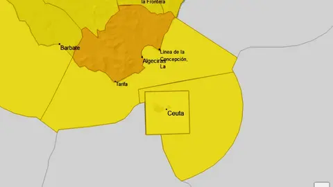 Ceuta se mantendr&aacute; en alerta amarilla durante toda la jornada / AEMET