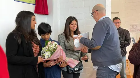 En el acto han estado presentes sus familiares