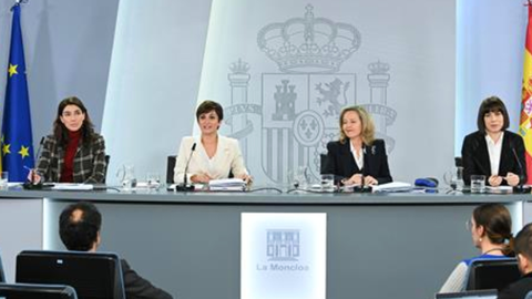 Rueda de prensa del Consejo de Ministros de este martes