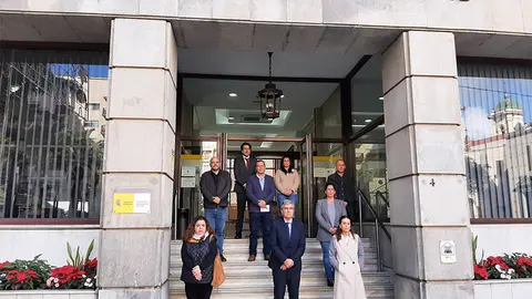 Minuto de silencio en la Delegaci&oacute;n del Goberno / Cedida