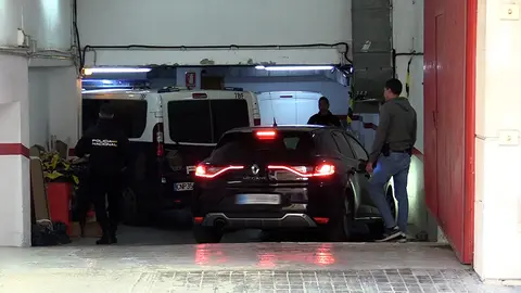 Entrada del veh&iacute;culo camuflado de la Guardia Civil en el que viajaba Javier Guerrero