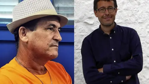 Luis Alberto P&eacute;rez Castro, ganador premio poes&iacute;a (Izda) y Alberto de Frutos, ganador premio novela / Cedidas