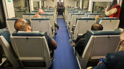 Tren que conecta Algeciras con Madrid en la ca&oacute;tica jornada de este martes