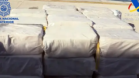Cocaina intervenida por la Polic&iacute;a / Cedida