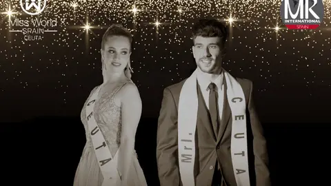 Extracto del cartel de los casting de Miss World y Mr International Ceuta 