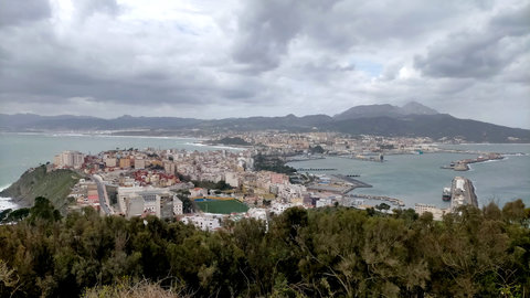 Ceuta desde la Fortaleza del Hacho