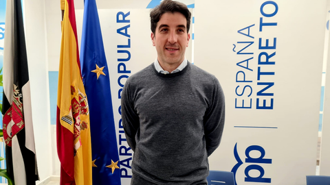 Faisal Hamed, en uno de los actos en la sede del Partido Popular / Archivo