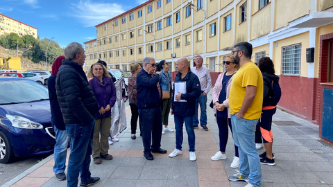 El PSOE visita la barriada de Juan XXIII / PSOE de Ceuta