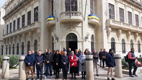 La Asamblea muestra unidad en  el primer aniversario de la Guerra de Ucrania/ Foto: &Aacute;frica Gonz&aacute;lez