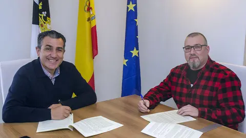 Firma del convenio de Cultura con S&eacute;ptimo Infierno