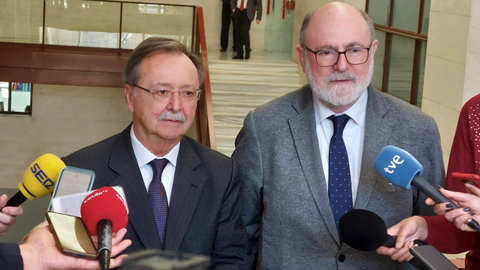 Juan Vivas junto a Jes&uacute;s Casas/ Foto: &Aacute;frica Gonz&aacute;lez