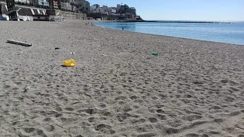 As&iacute; amaneci&oacute; la Playa de la Ribera este domingo