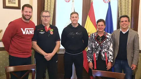 Firma del Convenio con el CD Bomberos