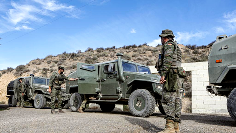 Militares ceut&iacute;es se preparan en el Campo de Maniobras de &Aacute;lvarez de Sotomayor / Achivo