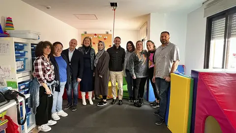 Reuni&oacute;n entre el PSOE y Autismo Ceuta