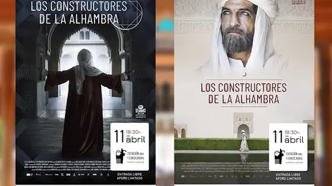 Carteles de 'Los Constructores de la Alhambra'