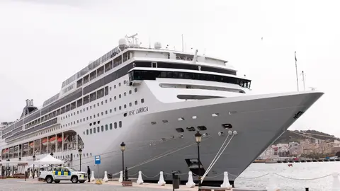 El MSC L&iacute;rica en el Puerto de Ceuta/ Foto: Autoridad Portuaria