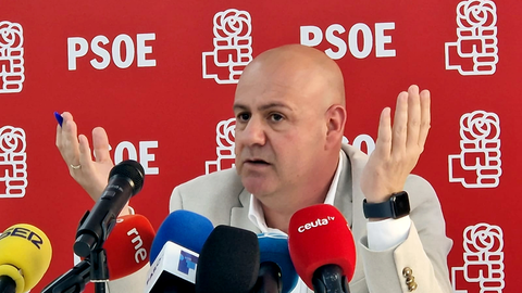 Juan Guti&eacute;rrez durante una de sus comparecencias de esta precampa&ntilde;a / Laura Ortiz