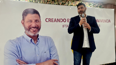 Mohamed Mustafa, l&iacute;der de 'Ceuta Ya!'/ Archivo
