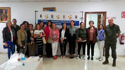 Visita de las Asociaciones de Damas a la Biblioteca Militar