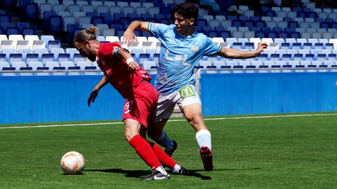 El filial de la AD Ceuta FC, con los deberes hechos, cierra la temporada con derrota en Lucena