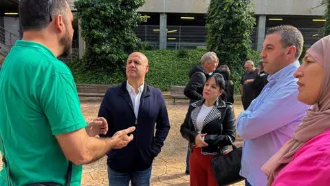 El PSOE durante su visita a Parques de Ceuta / PSOE