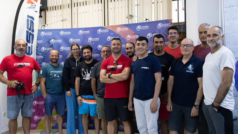 Algunos de los participantes en el encuentro de fotograf&iacute;a submarina de este fin de semana / Ciudad Aut&oacute;noma de Ceuta