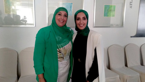 Nadia Mohamed y Fatima Hamed, diputadas de MDyC/ Archivo