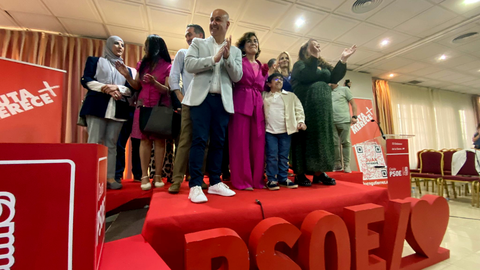 Acto del PSOE en la tarde de este jueves