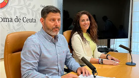 Rueda de prensa de Ceuta YA! / Daniel Hern&aacute;ndez