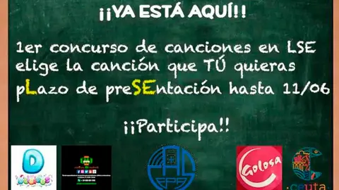 Concurso de la canci&oacute;n en Lengua de Signos