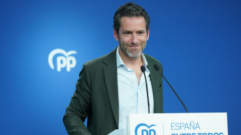 Borja S&eacute;mper, portavoz del PP / Partido Popular