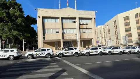 Imagen de los patrulleros en las instalaciones de la Polic&iacute;a Local / Foto: Ciudad