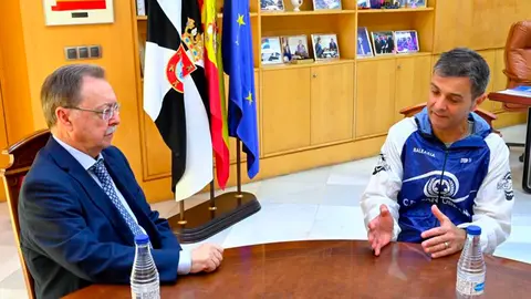 Vivas, en su despacho con Jorge Rodr&iacute;guez Zamora