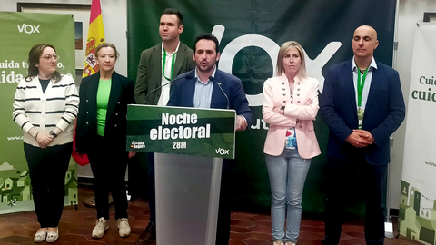 Comparecencia de Juan Sergio redondo tras conocer los resultados