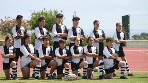Uno de los combinados locales/ Foto: Federaci&oacute;n de Rugby de Ceuta
