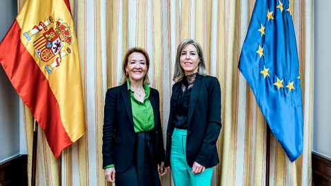 Teresa L&oacute;pez y Yolanda Merelo, parlamentarias de Vox