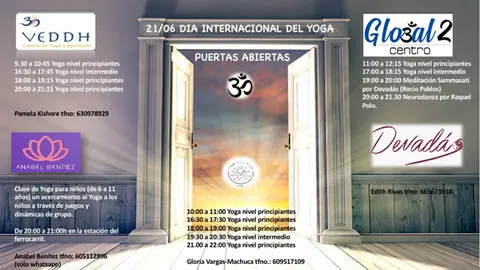 Jornada de Puertas Abiertas en los Centros de Yoga