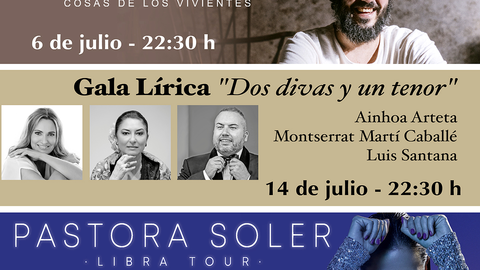 Loa abonos para los conciertos de veranos de las Murallas Reales, este lunes 