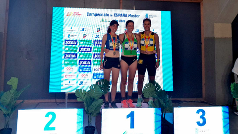 Samira Mhamdi, bronce en el Campeonato de Espa&ntilde;a M&aacute;ster de Atletismo
