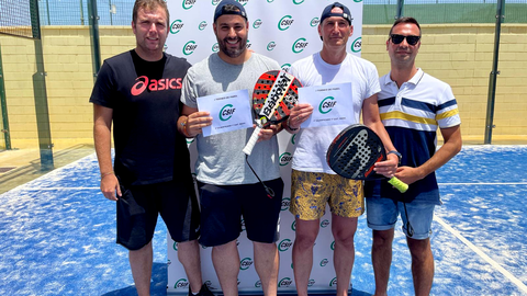 El primer torneo de p&aacute;del de CSIF, un &ldquo;rotundo &eacute;xito&rdquo;